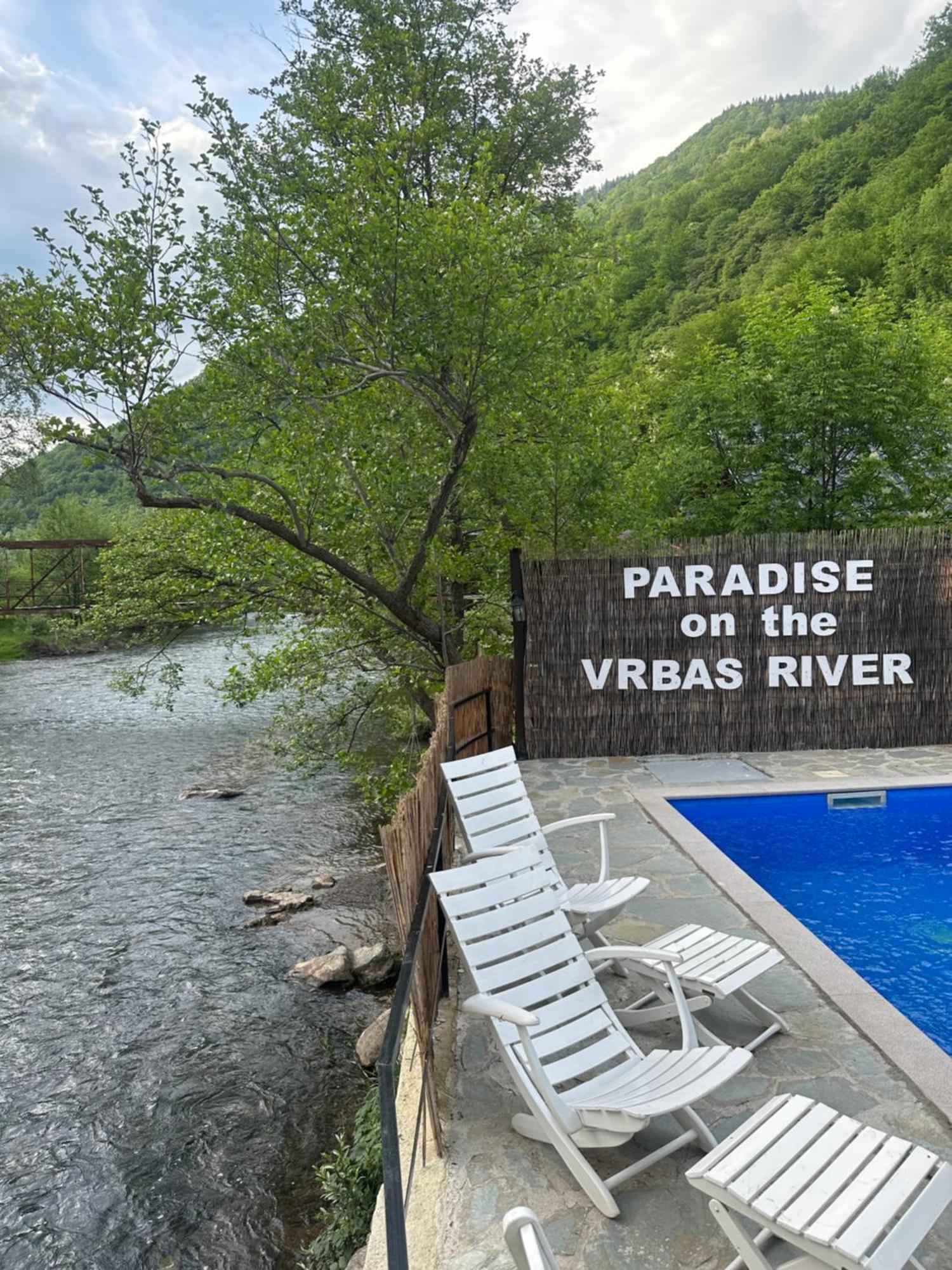 Paradise On The Vrbas River Jajce Exteriér fotografie